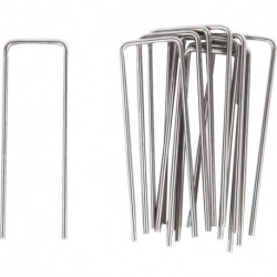 Supports de montage au sol, jeu de 10, acier inoxydable 