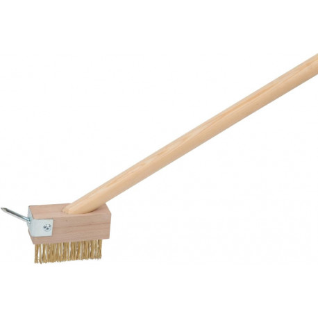 Brosse à joints avec grattoir en métal 