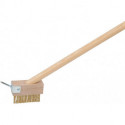 Brosse à joints avec grattoir en métal 