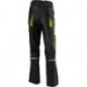 Pantalon femme FORTIS 24 noir/vert citron taille 54