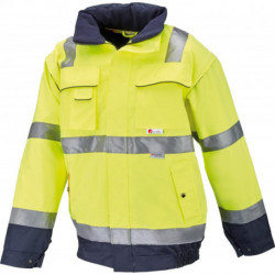 Veste haute visibilité ARTHUR jaune/marine taille 3XL FORTIS