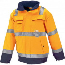 Veste haute visibilité ARTHUR orange/marine taille 4XL FORTIS