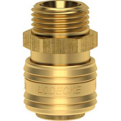 Raccord rapide NW 72mm Laiton Serie ES AG G1/2 LÜDECKE