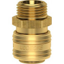 Raccord rapide NW 72mm Laiton Serie ES AG G1/2 LÜDECKE