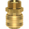 Raccord rapide NW 72mm Laiton Serie ES AG G1/2 LÜDECKE