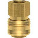 Raccord rapide NW 72mm Laiton Serie ES IG G1/2 LÜDECKE