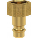 Mamelon enfichable pour raccord NW 72mm Laiton série ES IG G1/2 LÜDECKE