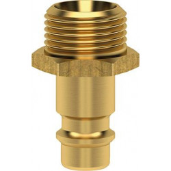Mamelon enfichable pour raccord NW 72mm Laiton série ES AG G1/4 LÜDECKE