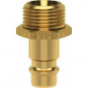 Mamelon enfichable pour raccord NW 72mm Laiton série ES AG G1/4 LÜDECKE