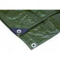 Bâche textile 6 x 8 m 140g/m² vert