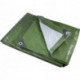 Bâche textile 6 x 8 m 140g/m² vert