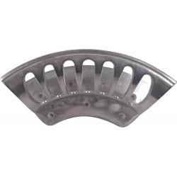 Porte tuyau mural Form B Alu mittel B254xT106mm