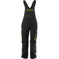 Salopette enfant FORTIS 24 noir/vert citron Taille 158-164