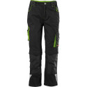 Pantalon enfant FORTIS 24 noir/vert citron Taille 158-164