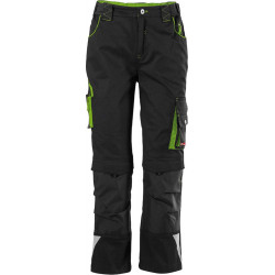 Pantalon enfant FORTIS 24 noir/vert citron Taille 98-104