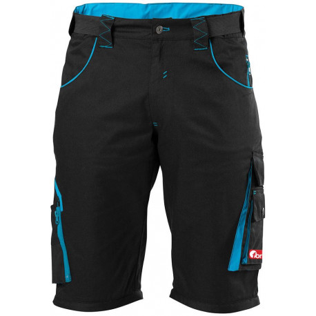 Short homme FORTIS 24 noir/turquoise taille 48
