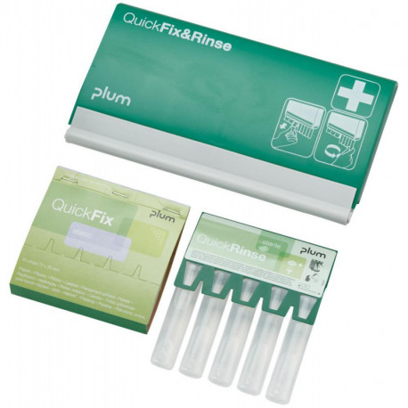 Distributeur de pansements et ampoules QuickFix et Rinse