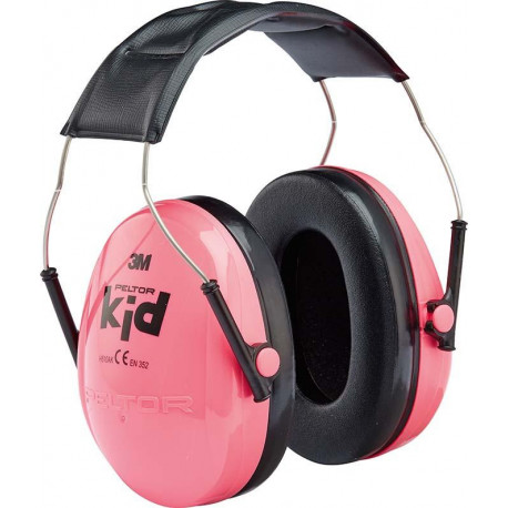 Casque abti bruit Peltor Kid rose 3M