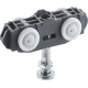 Roulette rail 40 NT avec cintre