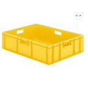 Caisse de transport 800x600x210 mm jaune