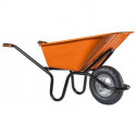 Brouette Crusader bac plastique 120 L