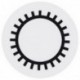 Lime d'atelier, ronde, Long. : 200 mm, Taille 2, Coupe transversale 7,5 mm