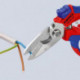 Ciseaux d'électricien 160mm coudés KNIPEX