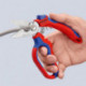 Ciseaux d'électricien 160mm coudés KNIPEX