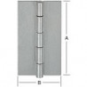 Charnière DIN étroite 60x34 mm glace non liée