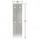 Charnière piano 32X2040 mm acier inoxydable(V2A)