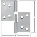 Charnière de levage droite 70X100 galva