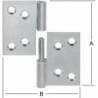 Charnière de levage droite 70X100 galva