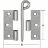 Charnière de liaison 70x55 mm galva.