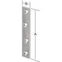 Plaque de connexion 50X15 galv. (Par 10)