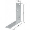 Equerre 150X40 mm galvanisé.