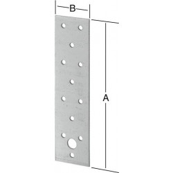 Plaques perforées 60X140mm galvanisé.. CE