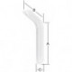 Equerres 120X83 blanc (Par 6)