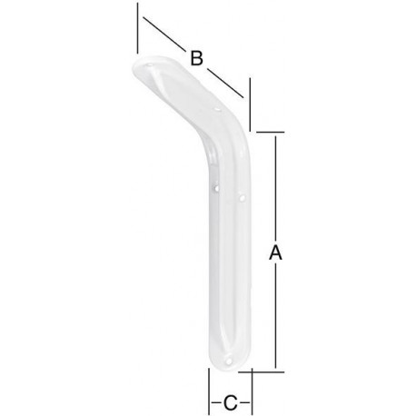 Equerres 120X83 blanc (Par 6)