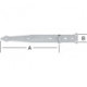 Ferrure 400x45 zingué.