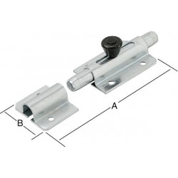 Verrou 120X36mm galva.