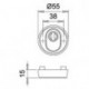 Rosette de protection de porte avant 15mm