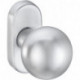Bouton sur rosace. 2033/5020.couleur argent