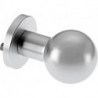 Bouton sur rosace. 1052/5020.couleur argent