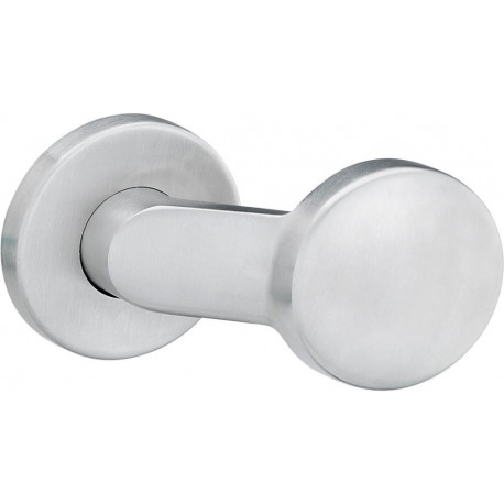 Bouton sur rosace. 1052/1620.couleur argent