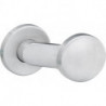 Bouton sur rosace. 1052/1620.couleur argent