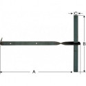 Ancrage solive taille 0. tzn 450 x 26 (Par 10)