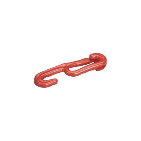 Crochet en plastique rouge 6.0mm (Par 10)