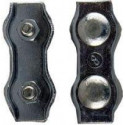 Collier de serrage duplex, acier, électrozingué 2.0mmx30 M4 (Par 50)