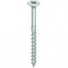 Vis HECO-TOPIX-plus SeKo TD 6.0 x 150 TG fraisée TD Galvanisé bleu T25 (Par 200)
