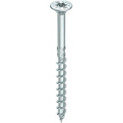 Vis HECO-TOPIX-plus SeKo TD 6.0 x 200 TG fraisée TD Galvanisé bleu T25 (Par 100)